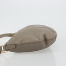 GUCCI Soho Shoulder Bag Leather Gray Gold 295175 Auth 179265A-5