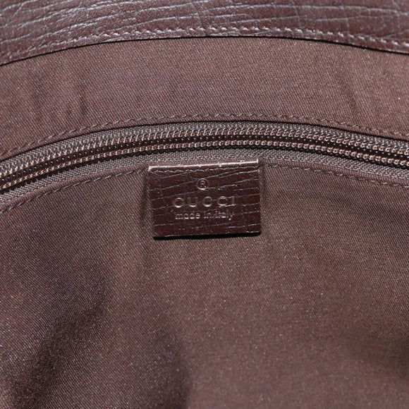 GUCCI GG Supreme Tote Bag PVC Beige 141624 Auth 179266A