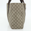 GUCCI GG Supreme Tote Bag PVC Beige 141624 Auth 179266A-4