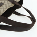GUCCI GG Supreme Tote Bag PVC Beige 141624 Auth 179266A-7