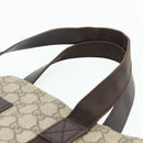 GUCCI GG Supreme Tote Bag PVC Beige 141624 Auth 179266A-8