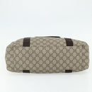 GUCCI GG Supreme Tote Bag PVC Beige 141624 Auth 179266A-9