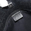 GUCCI GG Canvas Hand Bag Black Silver 132260 Auth 179267A-15
