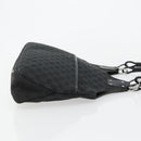 GUCCI GG Canvas Hand Bag Black Silver 132260 Auth 179267A-4