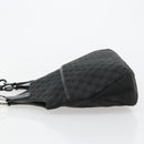 GUCCI GG Canvas Hand Bag Black Silver 132260 Auth 179267A-5