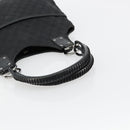 GUCCI GG Canvas Hand Bag Black Silver 132260 Auth 179267A-7