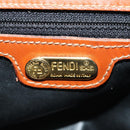 FENDI Zucca Canvas Shoulder Bag Black Brown Auth 179273V-20
