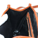 FENDI Zucca Canvas Shoulder Bag Black Brown Auth 179273V-22