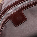 FENDI Zucca Canvas Mamma Baguette Shoulder Bag Black Brown Auth 179280A-18