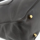CELINE New Boogie Bag Hand Bag Leather Brown Gold Auth 179282A-11