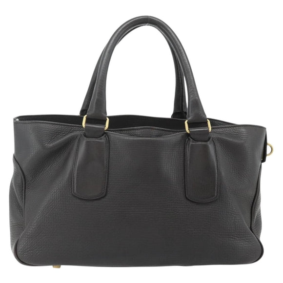 CELINE New Boogie Bag Hand Bag Leather Brown Gold Auth 179282A