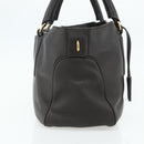 CELINE New Boogie Bag Hand Bag Leather Brown Gold Auth 179282A-4