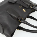 CELINE New Boogie Bag Hand Bag Leather Brown Gold Auth 179282A-6