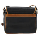 CELINE Shoulder Bag Leather Black Gold Auth 179287-3