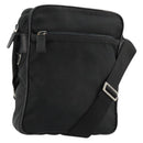 PRADA Shoulder Bag Nylon Black Silver Auth 179291-1