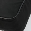 PRADA Shoulder Bag Nylon Black Silver Auth 179291-15