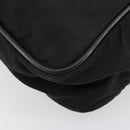 PRADA Shoulder Bag Nylon Black Silver Auth 179291-16