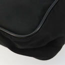 PRADA Shoulder Bag Nylon Black Silver Auth 179291-17