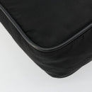 PRADA Shoulder Bag Nylon Black Silver Auth 179291-18