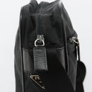 PRADA Shoulder Bag Nylon Black Silver Auth 179291-20