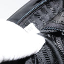 PRADA Shoulder Bag Nylon Black Silver Auth 179291-11