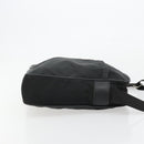 PRADA Shoulder Bag Nylon Black Silver Auth 179291-3