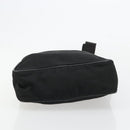 PRADA Shoulder Bag Nylon Black Silver Auth 179291-5