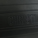 Christian Dior Clutch Bag Leather Black Gold Auth 179292M-8