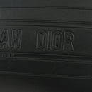 Christian Dior Clutch Bag Leather Black Gold Auth 179292M-17