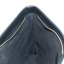 Christian Dior Clutch Bag Leather Black Gold Auth 179292M-19