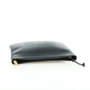 Christian Dior Clutch Bag Leather Black Gold Auth 179292M-5