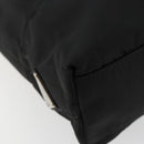 PRADA Chain Shoulder Bag Nylon Black Silver Auth 179294-14