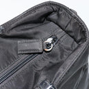 PRADA Chain Shoulder Bag Nylon Black Silver Auth 179294-10