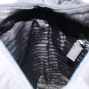 PRADA Chain Shoulder Bag Nylon Black Silver Auth 179294-20