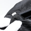 PRADA Chain Shoulder Bag Nylon Black Silver Auth 179294-12