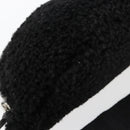 SAINT LAURENT Bore Waist bag Cotton Black Silver Auth 179295A-15