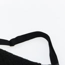 SAINT LAURENT Bore Waist bag Cotton Black Silver Auth 179295A-8