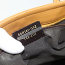 FENDI Pecan Canvas Tote Bag Brown Black Auth 179296-21