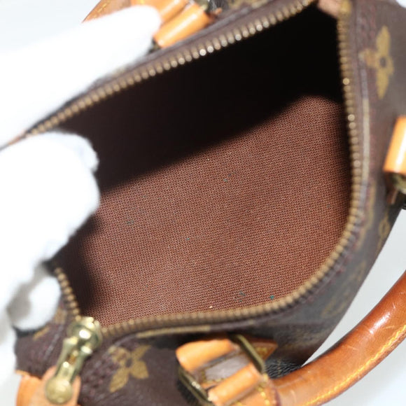 LOUIS VUITTON Monogram Mini Speedy Handtas M41534 LV Auth 179297A