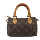 LOUIS VUITTON Monogram Mini Speedy Handtas M41534 LV Auth 179297A-3