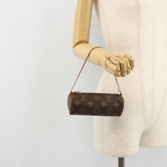 LOUIS VUITTON Monogram Papillon Pouch LV Auth 179300A