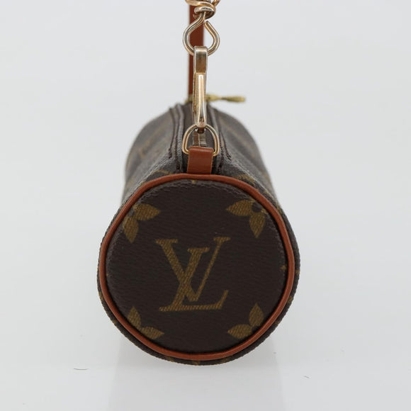 LOUIS VUITTON Monogram Papillon Pouch LV Auth 179300A