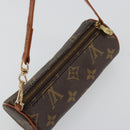 LOUIS VUITTON Monogram Papillon Pouch LV Auth 179300A-6