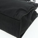 GUCCI Bamboo Hand Bag Nylon Black Silver 002 1016 Auth 179302-10