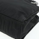 GUCCI Bamboo Hand Bag Nylon Black Silver 002 1016 Auth 179302-12