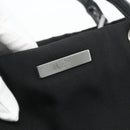 GUCCI Bamboo Hand Bag Nylon Black Silver 002 1016 Auth 179302-14