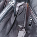 GUCCI Bamboo Hand Bag Nylon Black Silver 002 1016 Auth 179302-18