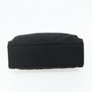 GUCCI Bamboo Hand Bag Nylon Black Silver 002 1016 Auth 179302-9