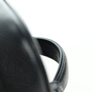 CHANEL Vanity Hand Bag Caviar Skin Black Gold CC Auth 179303SAV-8