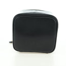 CHANEL Vanity Hand Bag Caviar Skin Black Gold CC Auth 179303SAV-5